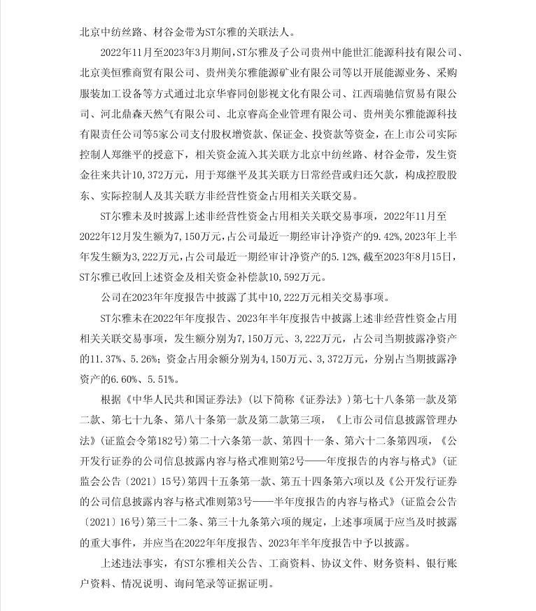 ST尔雅：关于公司及相关人员收到《行政处罚事先告知书》的公告2.png