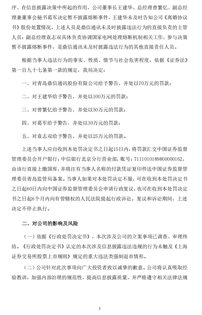 鼎信通讯：鼎信通讯关于收到中国证券监督管理委员会《行政处罚决定书》的公告3.png
