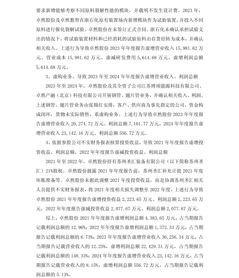 【处罚事先告知】*ST卓然收到《行政处罚事先告知书》的公告（2026/9/12）
